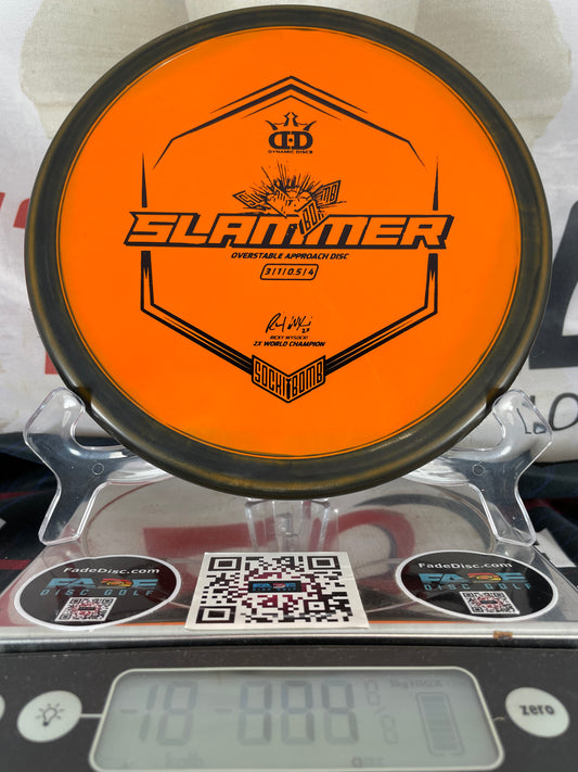 Dynamic Discs Slammer Classic Supreme Orbit 174g Orange-Black Swirl Putter
