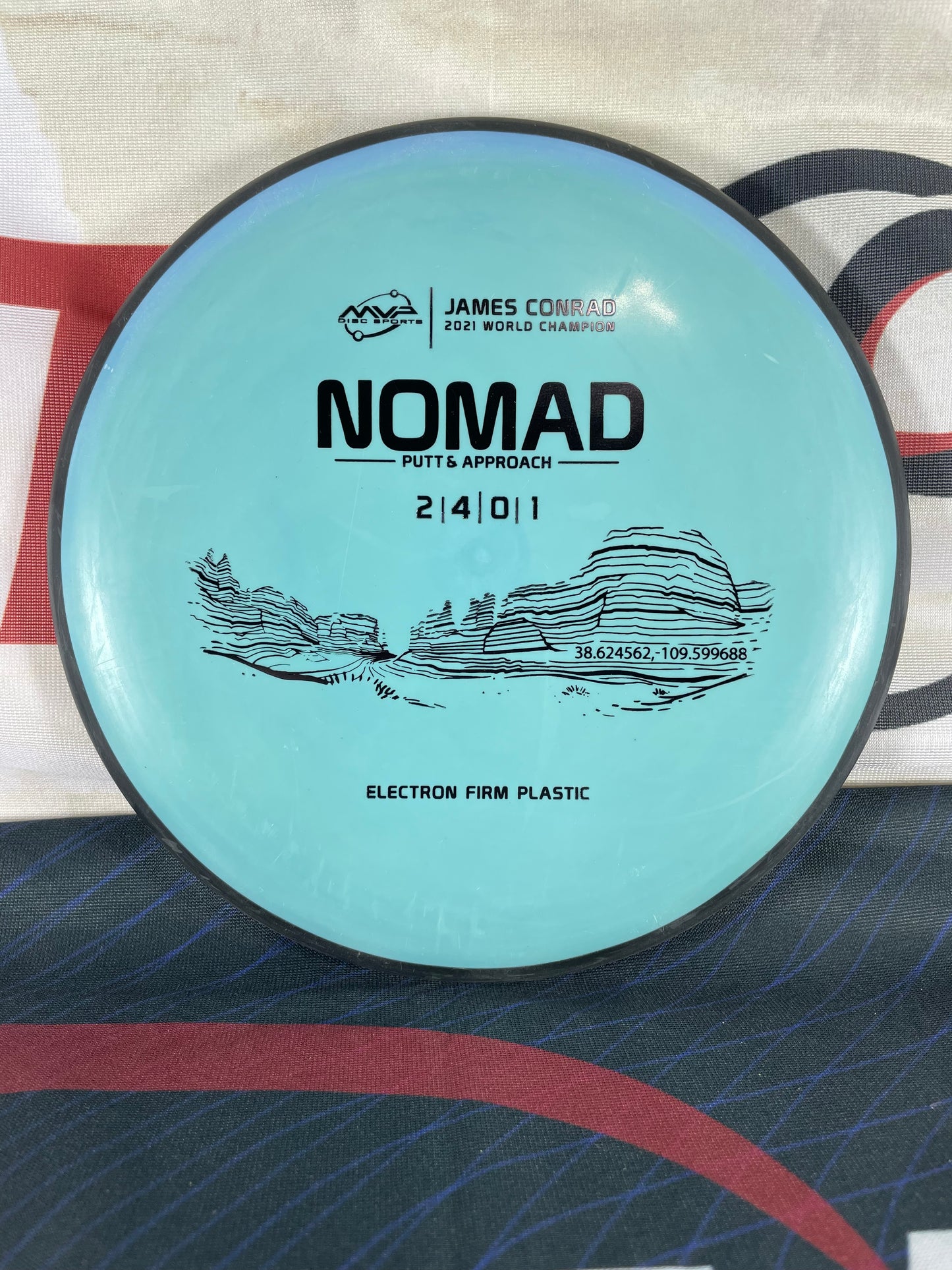 MVP Nomad Electron Firm 174g Teal Conrad Putter