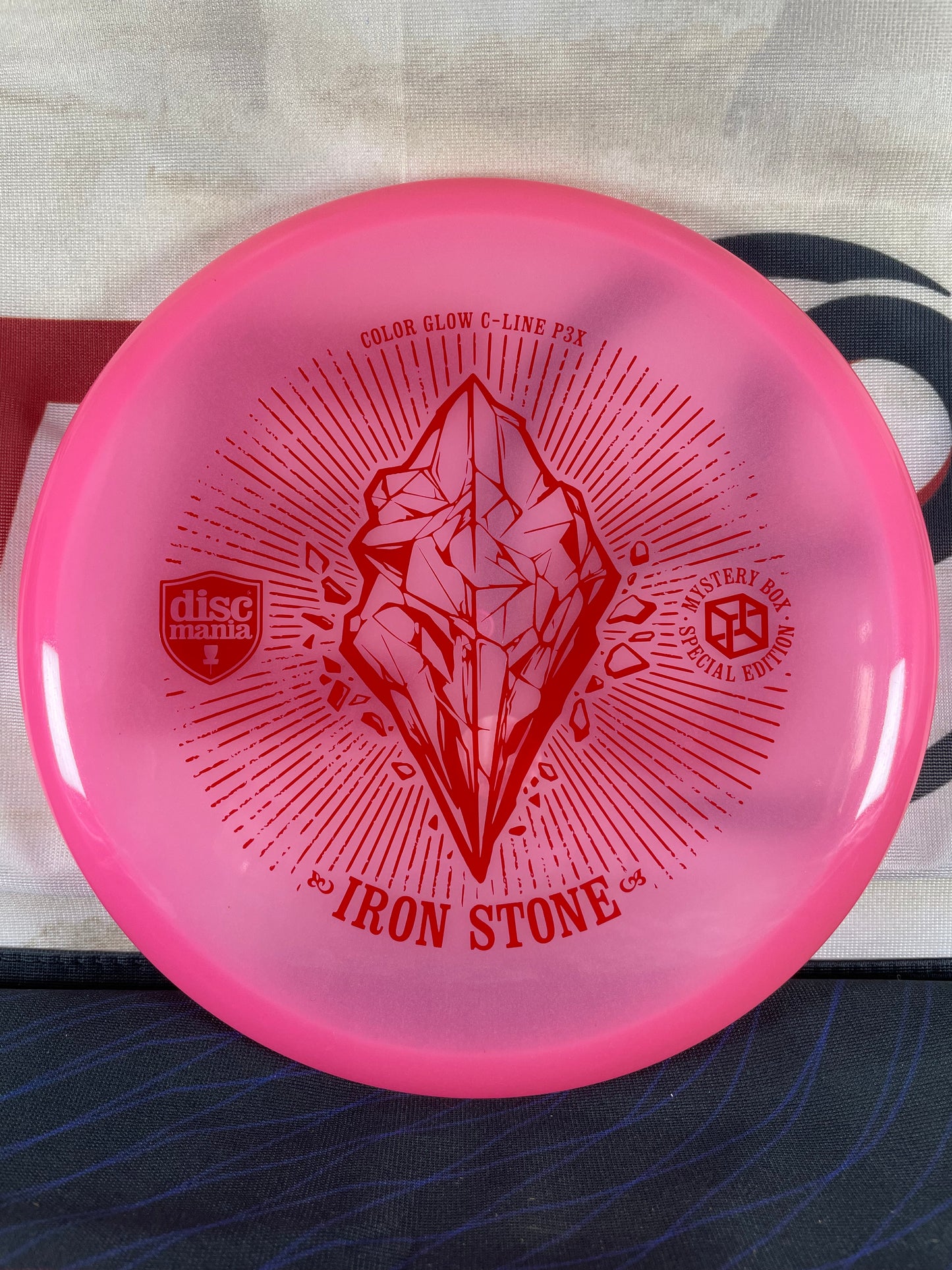 Discmania P3x Color Glow C-Line Pink 175g Iron Stone Putter