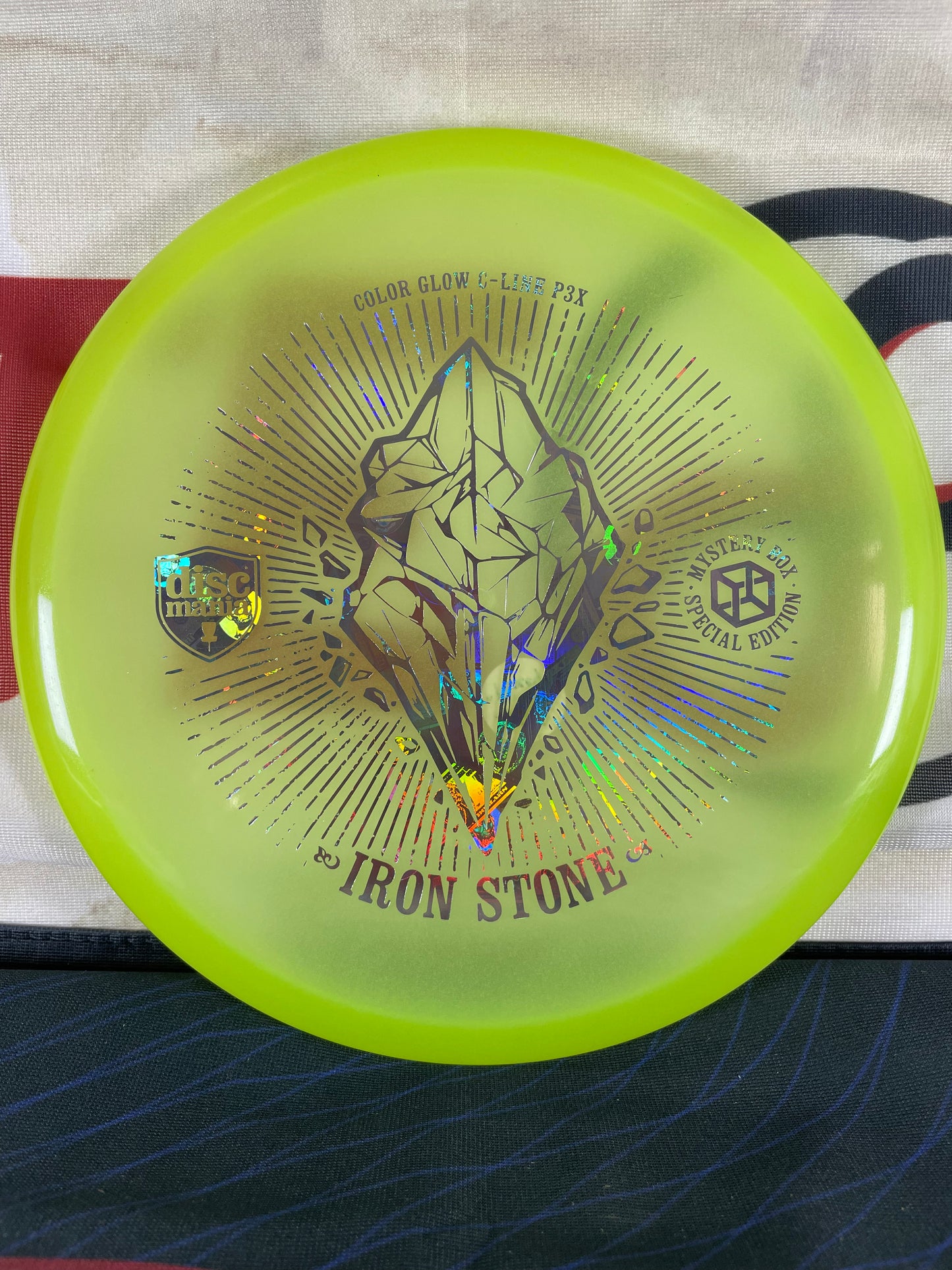 Discmania P3x Color Glow C-Line Yellow 173g Iron Stone Putter