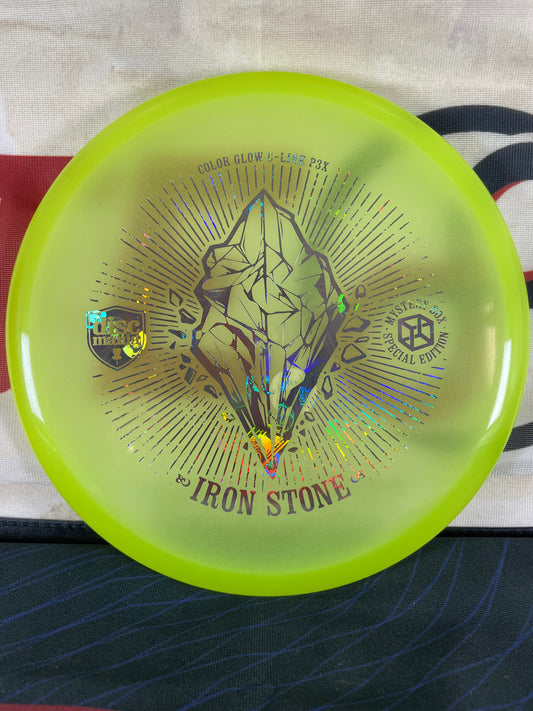 Discmania P3x Color Glow C-Line Yellow 173g Iron Stone Putter