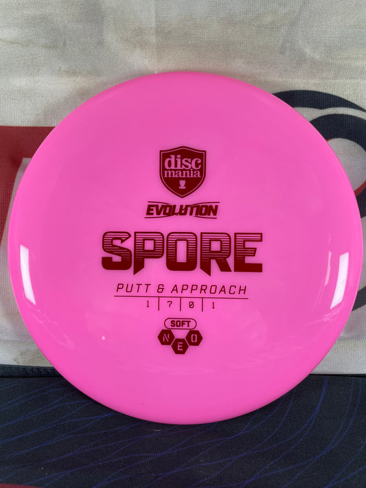 Discmania Spore Neo Soft Pink 159g Putter