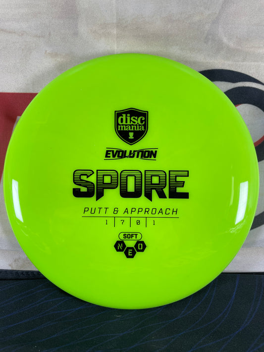 Discmania Spore Neo Soft Green 158g Putter