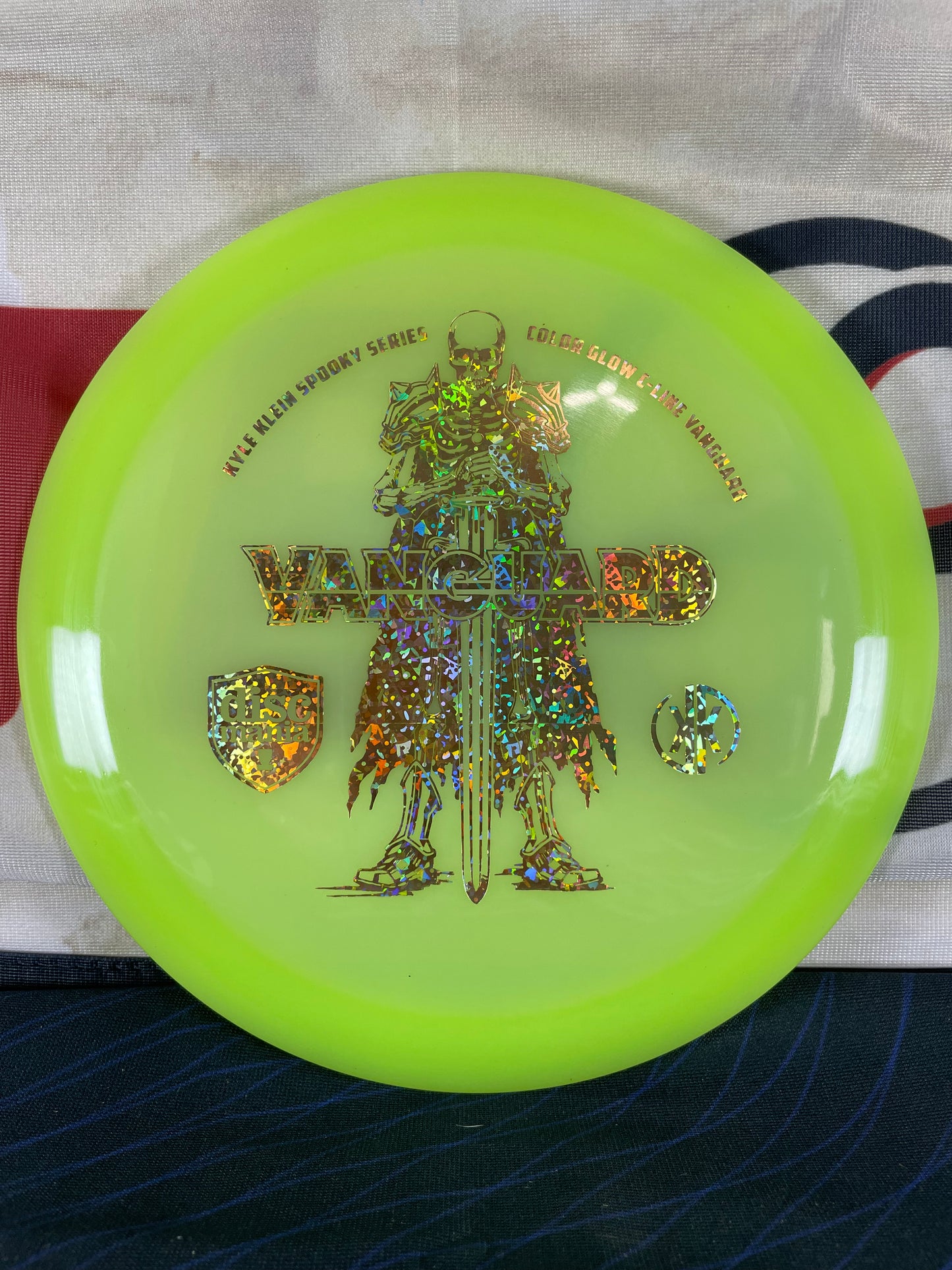 Discmania Vanguard Color Glow C-Line Yellow 173g Spooky Series Distance Driver