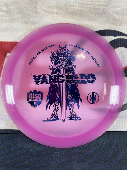 Discmania Vanguard Color Glow C-Line Purple 174g Spooky Series Distance Driver