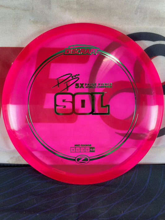 Discraft Sol Z Line Pink 174g Midrange