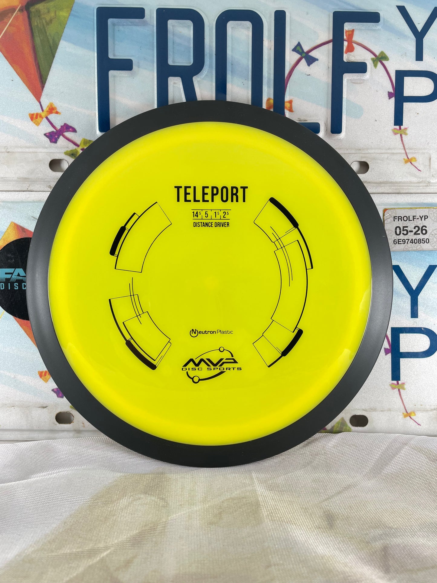 MVP Teleport Neutron Yellow 173g Distance Driver
