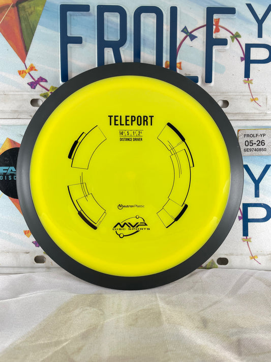 MVP Teleport Neutron Yellow 173g Distance Driver