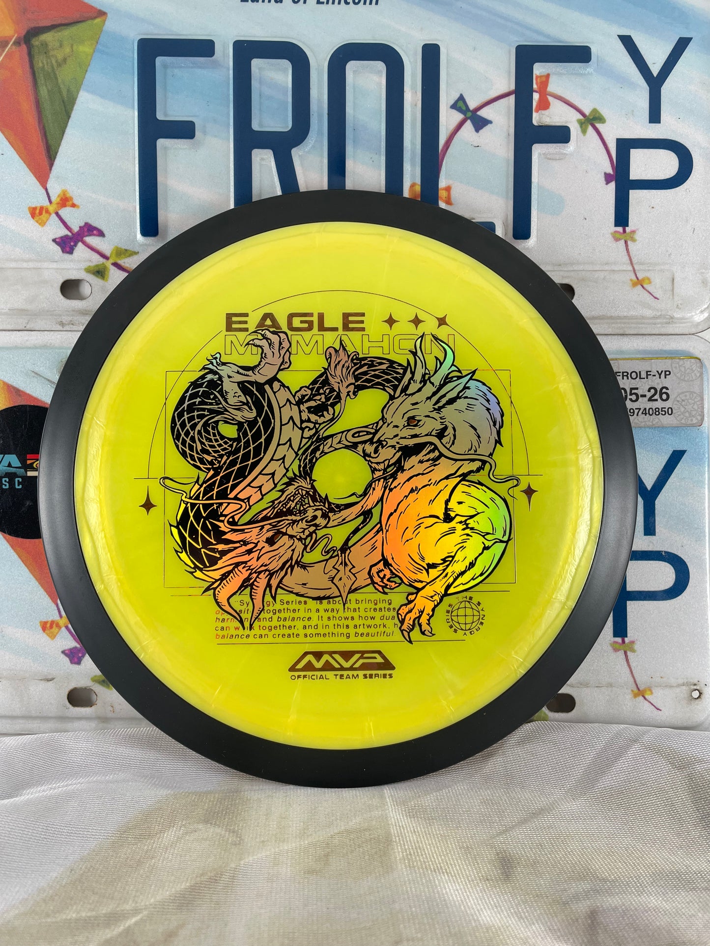 MVP Dimension Plasma Yellow 173g Synergy Series 2025 Distance Driver