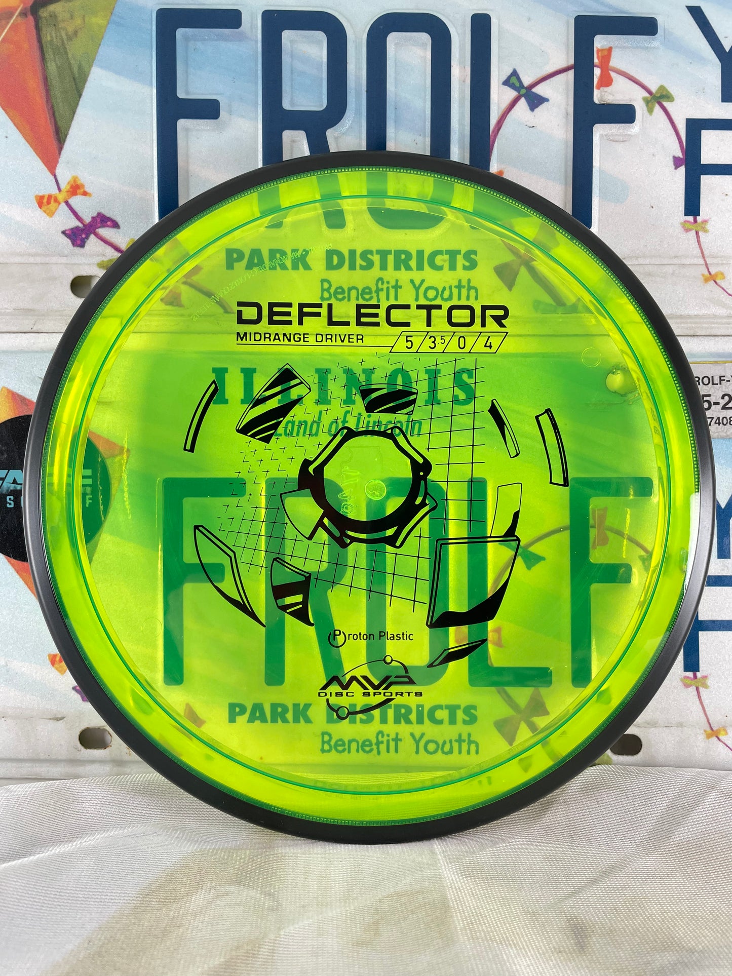 MVP Deflector Proton Green 174g Midrange