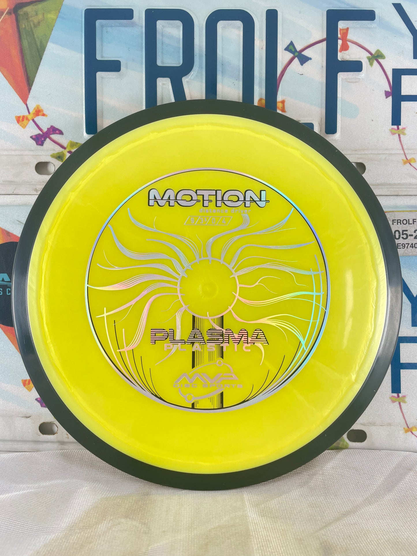 MVP Motion Plasma Yellow 174g Distance Driver