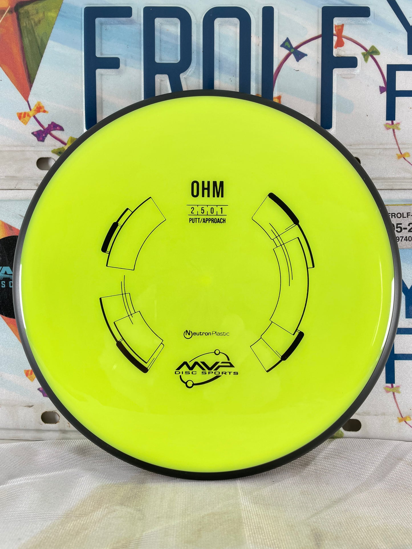 MVP Ohm Neutron Yellow 173g Putter