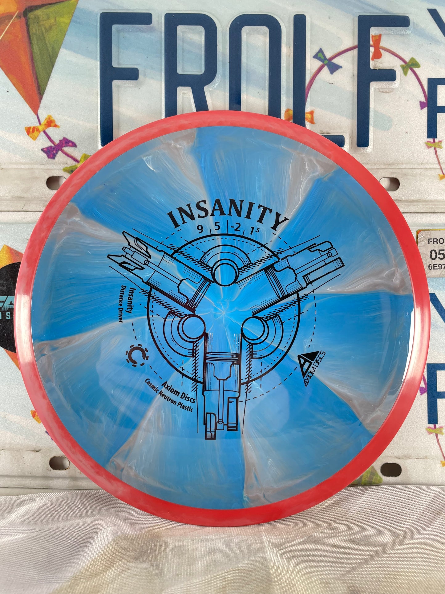 Axiom Insanity Cosmic Neutron Blue 170g Distance Driver