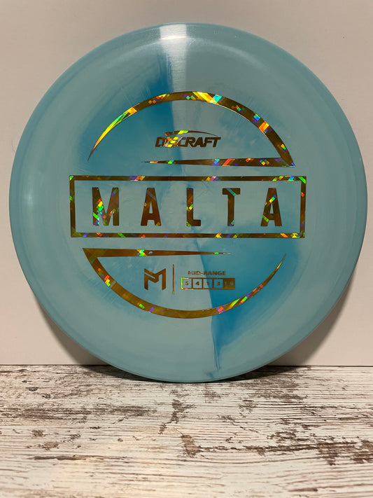 Discraft Malta McBeth Line 172g Blue Swirl w/ Gold Hologram Foil Midrange