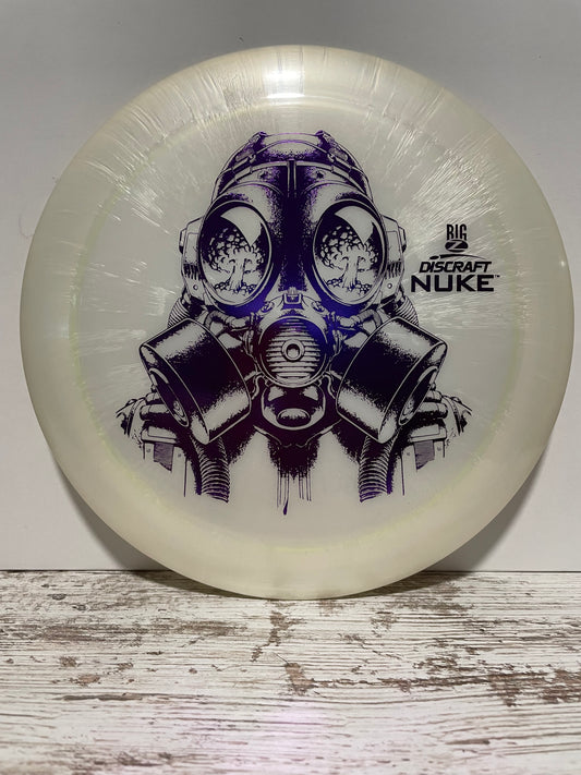 Discraft Nuke Big Z Gas Mask Distance Driver White 176g