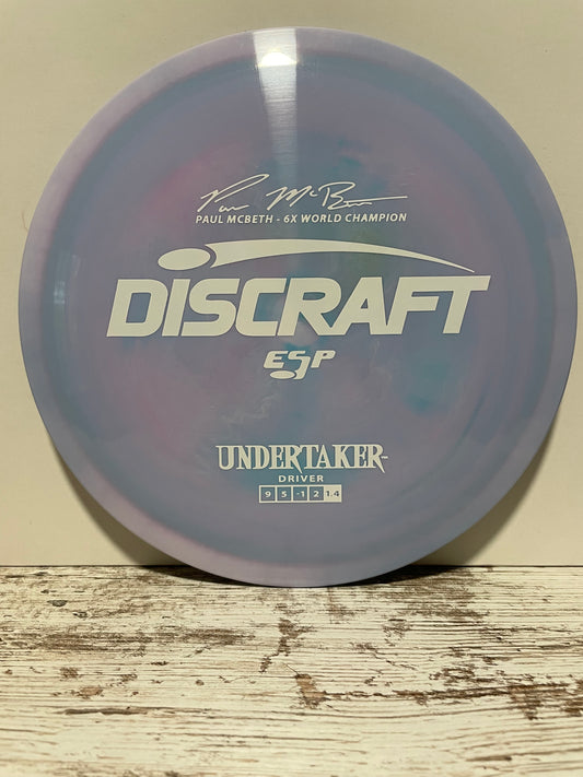Discraft Undertaker McBeth ESP Distance Driver Purple Swirl 170g