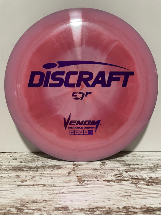 Discraft Venom ESP Pink Swirl 174g Distance Driver