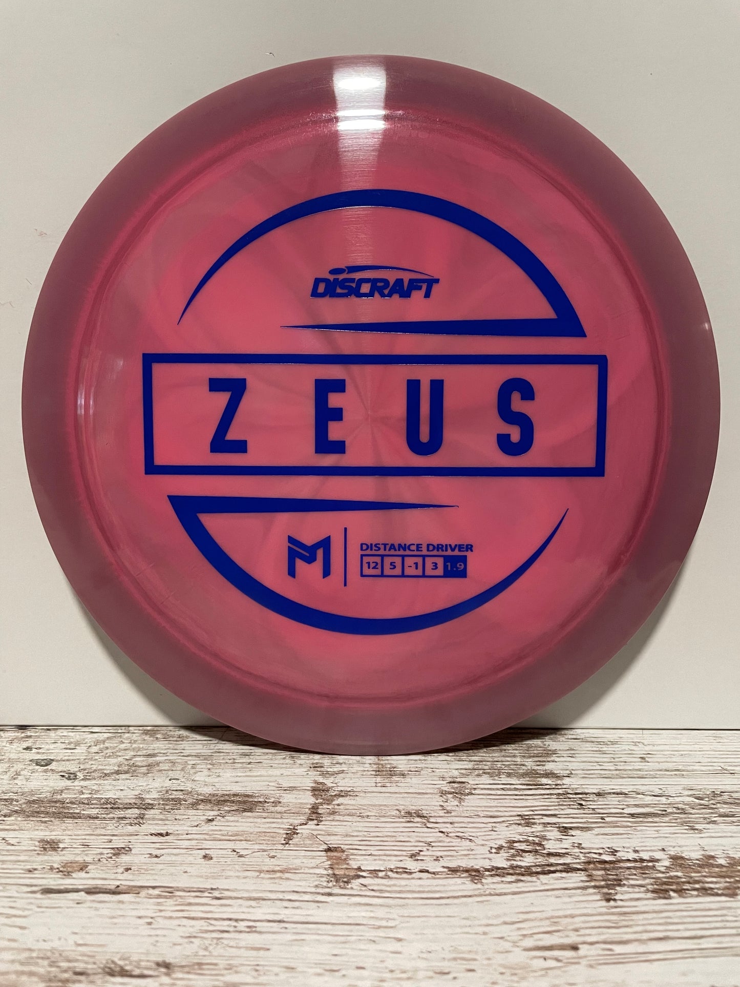 Discraft Zeus McBeth Pink Swirl 172g Distance Driver